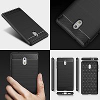 Чехол-накладка для Nokia 3 009508 ANTISHOCK черный - фото