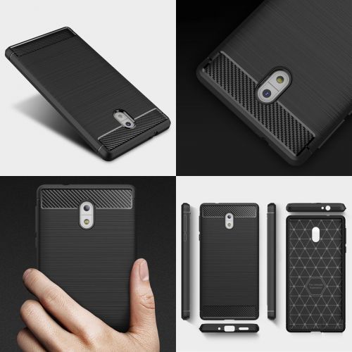 Чехол-накладка для Nokia 3 009508 ANTISHOCK черный - оптовая продажа Чехол-накладка для Nokia 3 009508 ANTISHOCK черный - фото