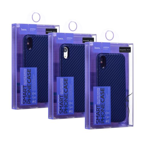 Чехол-накладка для iPhone XS Max HOCO DELICATE Shadow синяя оптом, в розницу Центр Компаньон фото 3