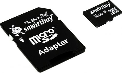 Карта памяти MicroSD 16 Gb Класс 10 Smart Buy адаптер - оптовая продажа Карта памяти MicroSD 16 Gb Класс 10 Smart Buy адаптер - фото