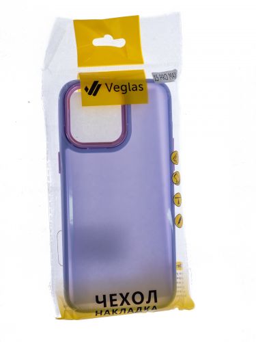 Чехол-накладка для iPhone 15 Pro Max VEGLAS Fog Glow сиреневый оптом, в розницу Центр Компаньон фото 3