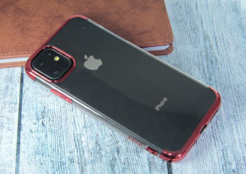 Чехол-накладка для iPhone 11 Pro ELECTROPLATED TPU DOKA красный оптом, в розницу Центр Компаньон фото 2