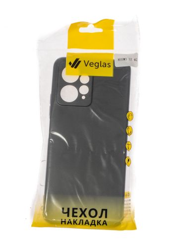 Чехол-накладка для XIAOMI Redmi 12 VEGLAS Air Matte черный оптом, в розницу Центр Компаньон фото 3