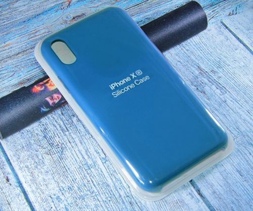 Чехол-накладка для iPhone XR SILICONE CASE AAA синий горизонт - оптовая продажа фото 2 Чехол-накладка для iPhone XR SILICONE CASE AAA синий горизонт - фото фото 2