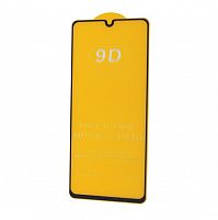 Купить Защитное стекло для Samsung A415F A41 FULL GLUE (желтая основа) картон черный оптом, в розницу в ОРЦ Компаньон
