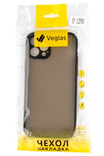 Чехол-накладка для iPhone 12 Pro VEGLAS Fog черный оптом, в розницу Центр Компаньон фото 3