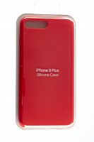 Чехол-накладка для iPhone 7/8 Plus SILICONE CASE 007001 красный - фото