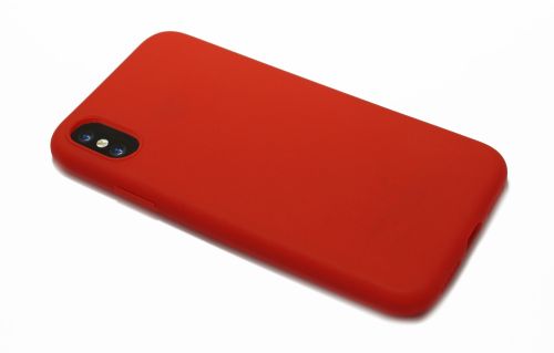 Чехол-накладка для iPhone X/XS LATEX красный оптом, в розницу Центр Компаньон фото 3