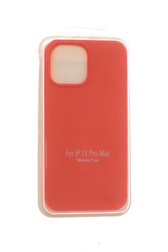 Чехол-накладка для iPhone 13 Pro Max VEGLAS SILICONE CASE закрытый оранжевый (13), Ограниченно го - фото