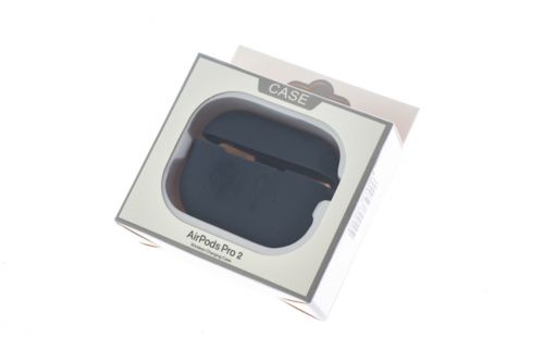 Чехол для наушников Airpods Pro 2 Silicone темно-синий - оптовая продажа фото 4 Чехол для наушников Airpods Pro 2 Silicone темно-синий - фото фото 4