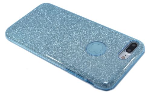 Чехол-накладка для iPhone 7/8 Plus JZZS Shinny 3в1 TPU синяя оптом, в розницу Центр Компаньон фото 2