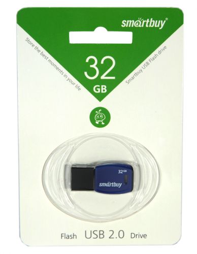USB флэш карта 32 Gb USB 2.0 Smart Buy Cobra темно-синий - оптовая продажа фото 2 USB флэш карта 32 Gb USB 2.0 Smart Buy Cobra темно-синий - фото фото 2