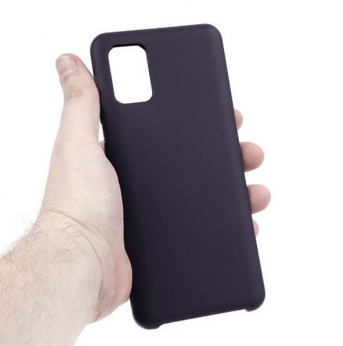 Чехол-накладка для Samsung A515F A51 SILICONE CASE NL 007002 темно-синий - фото