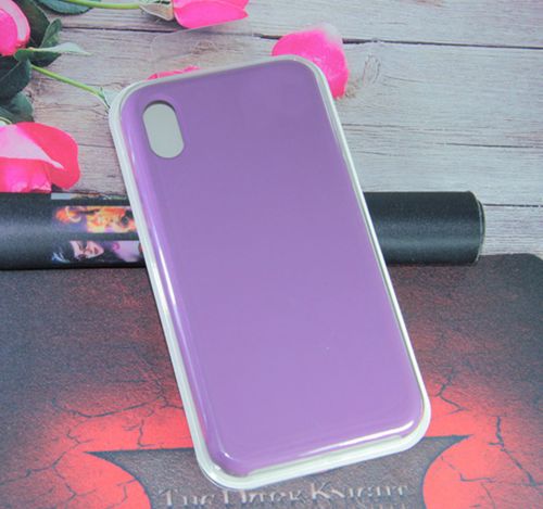 Чехол-накладка для iPhone XS Max VEGLAS SILICONE CASE фиолетовый (45) - оптовая продажа Чехол-накладка для iPhone XS Max VEGLAS SILICONE CASE фиолетовый (45) - фото