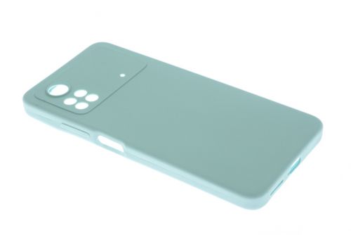 Чехол-накладка для XIAOMI Poco X4 Pro SILICONE CASE OP закрытый бирюзовый (2) - фото фото 2