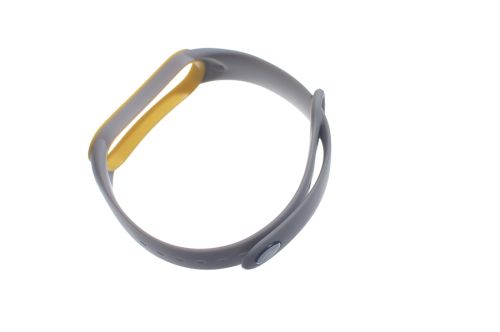 Ремешок для Xiaomi Band 5/6 Sport серо-желтый оптом, в розницу Центр Компаньон фото 2
