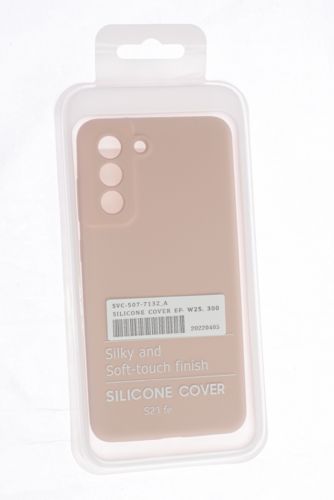 Чехол-накладка для Samsung G9900F S21 FE SILICONE CASE NL OP закрытый светло-розовый (18) - фото фото 4