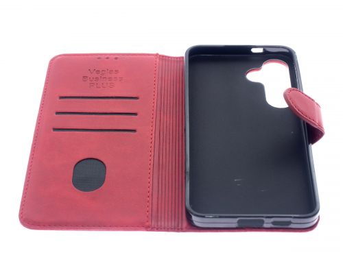 Чехол-книжка для Samsung S926B S24 Plus VEGLAS BUSINESS PLUS красный оптом, в розницу Центр Компаньон фото 3