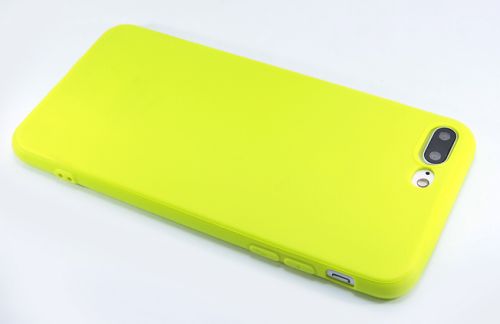 Чехол-накладка для iPhone 7/8 Plus FASHION TPU матовый б/отв желтый оптом, в розницу Центр Компаньон фото 3