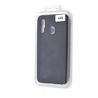 Купить Чехол-накладка для Samsung A405F A40 VEGLAS SILICONE CASE закрытый черный (3) оптом, в розницу в ОРЦ Компаньон