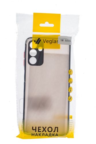 Чехол-накладка для Samsung A047F A04S VEGLAS Fog черный оптом, в розницу Центр Компаньон фото 3