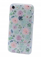 Купить Чехол-накладка для iPhone 7/8/SE FASHION TPU стразы Полевые цветы вид 2 оптом, в розницу в ОРЦ Компаньон