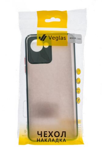Чехол-накладка для REALME С30S VEGLAS Fog зеленый - фото фото 3