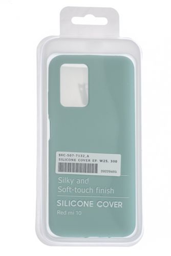 Чехол-накладка для XIAOMI Redmi 10 SILICONE CASE OP закрытый бирюзовый (2) - фото фото 4