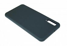 Чехол-накладка для Samsung A750F A7 2018 SOFT TOUCH TPU ЛОГО черный - фото