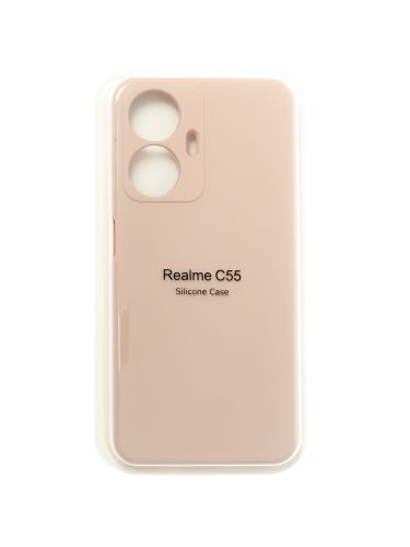 Чехол-накладка для REALME C55 VEGLAS SILICONE CASE закрытый светло-розовый (18) - оптовая продажа Чехол-накладка для REALME C55 VEGLAS SILICONE CASE закрытый светло-розовый (18) - фото