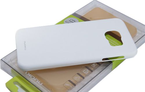 Чехол-накладка для Samsung G920 S6 NUOKU SOFT белый оптом, в розницу Центр Компаньон фото 3