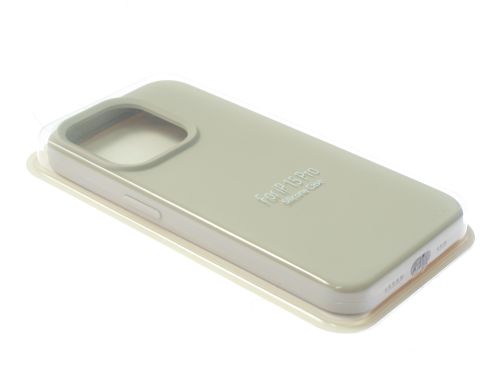 Чехол-накладка для iPhone 15 Pro SILICONE CASE закрытый молочно-белый (10) оптом, в розницу Центр Компаньон фото 2