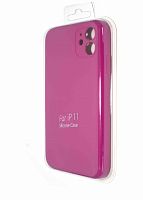 Купить Чехол-накладка для iPhone 11 VEGLAS SILICONE CASE NL Защита камеры малиновый (54) оптом, в розницу в ОРЦ Компаньон