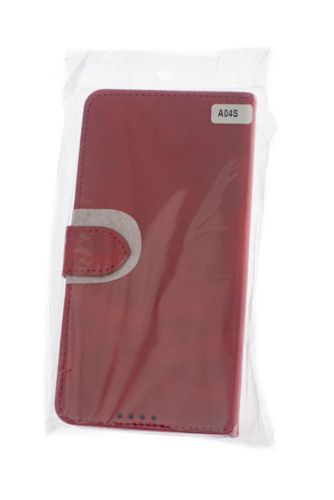 Чехол-книжка для Samsung A047F A04S BUSINESS PLUS красный - фото фото 5
