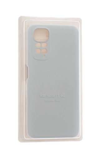 Чехол-накладка для XIAOMI Redmi Note 11 SILICONE CASE закрытый белый (9) - фото