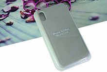 Чехол-накладка для iPhone XS Max SILICONE CASE серый (23) - фото