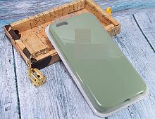 Купить Чехол-накладка для iPhone 6/6S Plus  SILICONE CASE закрытый оливковый (1) оптом, в розницу в ОРЦ Компаньон