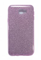 Чехол-накладка для Samsung G570 J5 Prime JZZS Shinny 3в1 TPU фиолетовая - фото