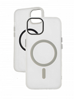 Чехол-накладка для iPhone 13 VEGLAS Fog Magnetic белый - фото
