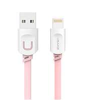 Купить Кабель USB Lightning 8Pin USAMS US-SJ004 U-TRANS 1.5м розовый оптом, в розницу в ОРЦ Компаньон