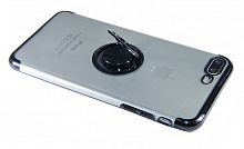Купить Чехол-накладка для iPhone 7/8 Plus ELECTROPLATED TPU КОЛЬЦО черный оптом, в розницу в ОРЦ Компаньон