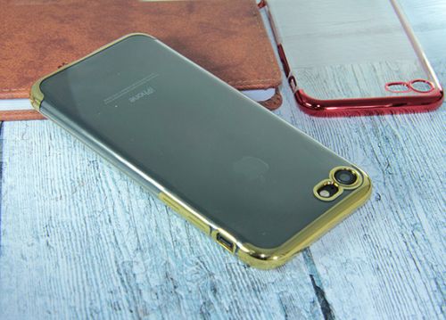 Чехол-накладка для iPhone 7/8/SE ELECTROPLATED TPU DOKA золото оптом, в розницу Центр Компаньон фото 4