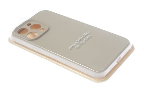Чехол-накладка для iPhone 14 Pro Max SILICONE CASE Защита камеры кремовый (11) оптом, в розницу Центр Компаньон фото 2