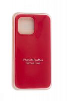 Купить Чехол-накладка для iPhone 14 Pro Max SILICONE CASE закрытый красный (14) оптом, в розницу в ОРЦ Компаньон
