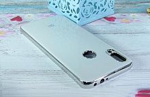Чехол-накладка для XIAOMI Redmi 7 ELECTROPLATED TPU+PET белый  - фото
