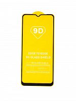 Защитное стекло для HUAWEI Honor X6 FULL GLUE VEGLAS YELLOW картон черный - фото