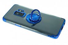 Купить Чехол-накладка для Samsung G960F S9 ELECTROPLATED TPU КОЛЬЦО синий оптом, в розницу в ОРЦ Компаньон