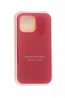 Купить Чехол-накладка для iPhone 14 Pro Max VEGLAS SILICONE CASE NL закрытый красный (14) оптом, в розницу в ОРЦ Компаньон