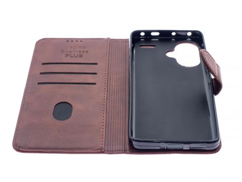 Чехол-книжка для XIAOMI Redmi Note 13 Pro Plus VEGLAS BUSINESS PLUS коричневый оптом, в розницу Центр Компаньон фото 3