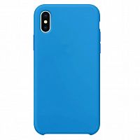 Купить Чехол-накладка для iPhone X/XS SILICONE CASE голубой (16) оптом, в розницу в ОРЦ Компаньон